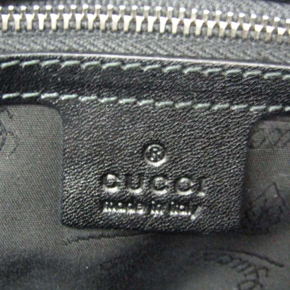 GUCCI Authentic Black Canvas Tote Bag - Picture 10 of 12